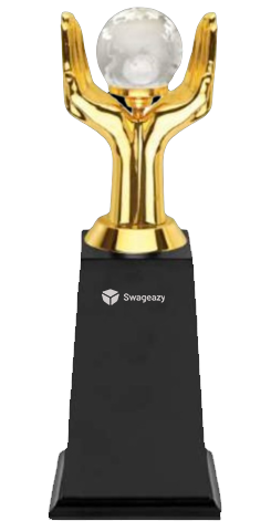 Trophy 7 inch with crystal ball