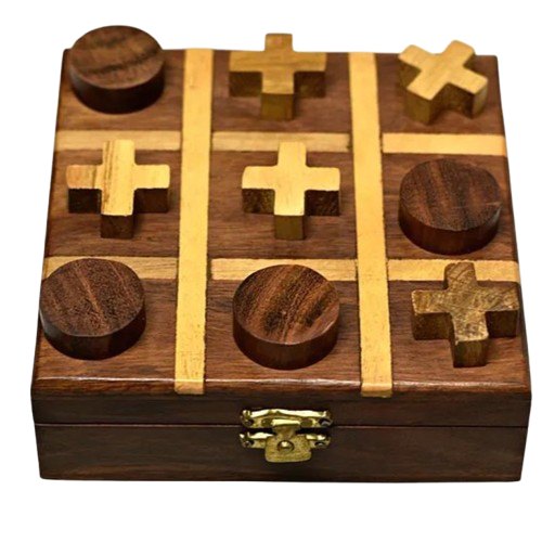 Wood Tic Tac Toe Game Set